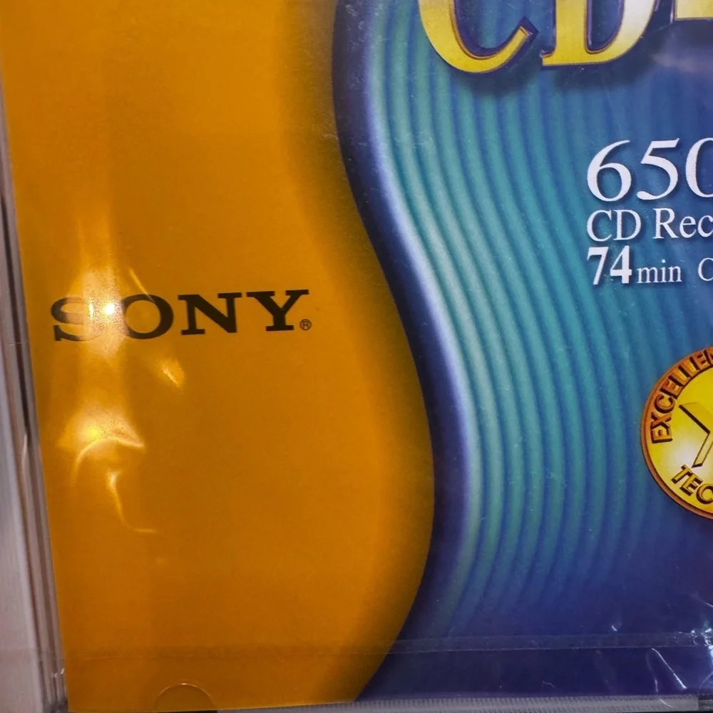 Sony CD-R Recorder Media CDQ-74CN 650MB 74min with Jewel Case Three Pack NIP